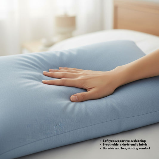 Blue Colour Fiber Pillow