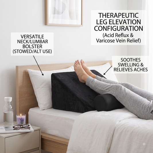 Wedge Pillow with Neck Support