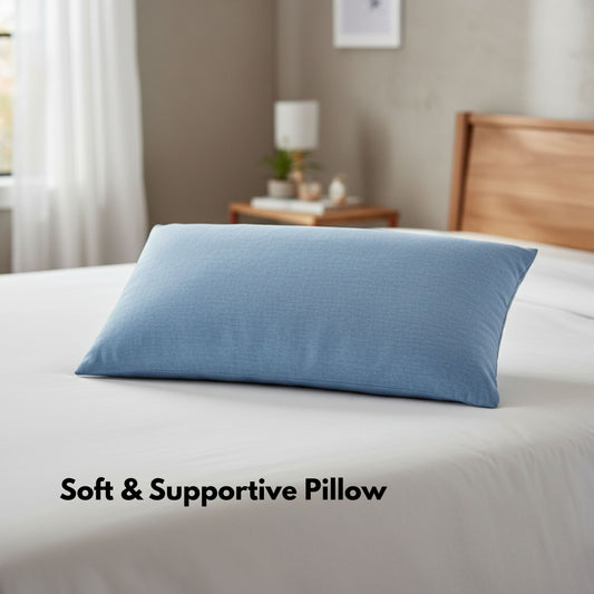 Blue Colour Fiber Pillow