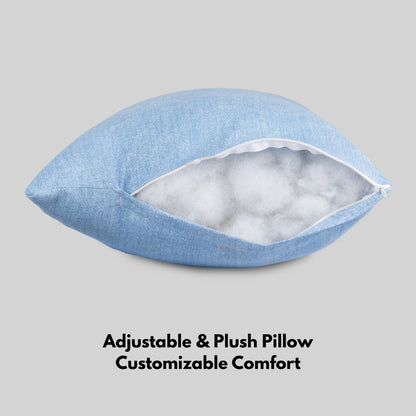 Blue Colour Fiber Pillow