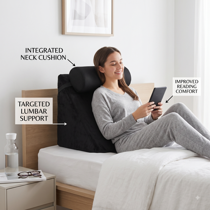 Wedge Pillow with Neck Support