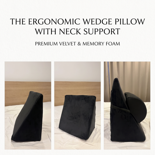 Wedge Pillow with Neck Support