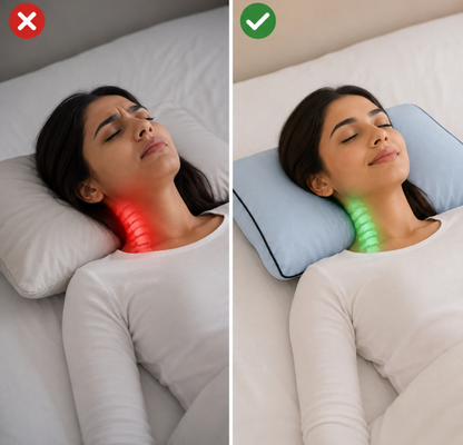 Couple Memory Foam Pillow Set